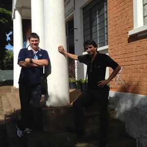 Aldo Batista em visita do SEBRAE